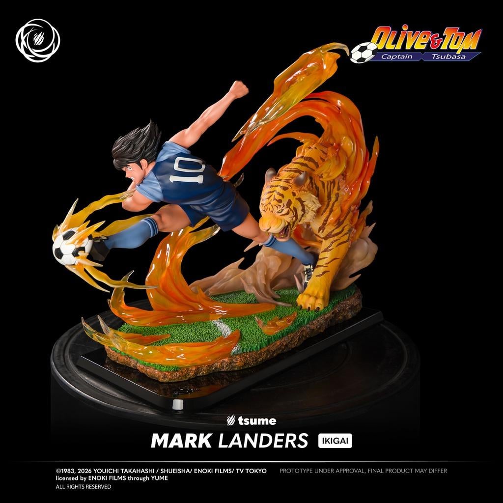 CAPTAIN TSUBASA - Kojiro Hyuga - Statue Ikigai 1/6 By Tsume 33cm - 2