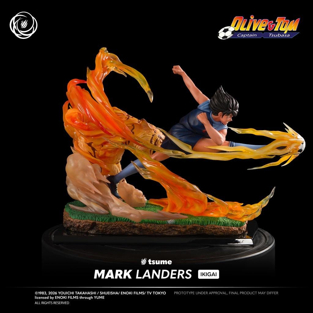 CAPTAIN TSUBASA - Kojiro Hyuga - Statue Ikigai 1/6 By Tsume 33cm - 3