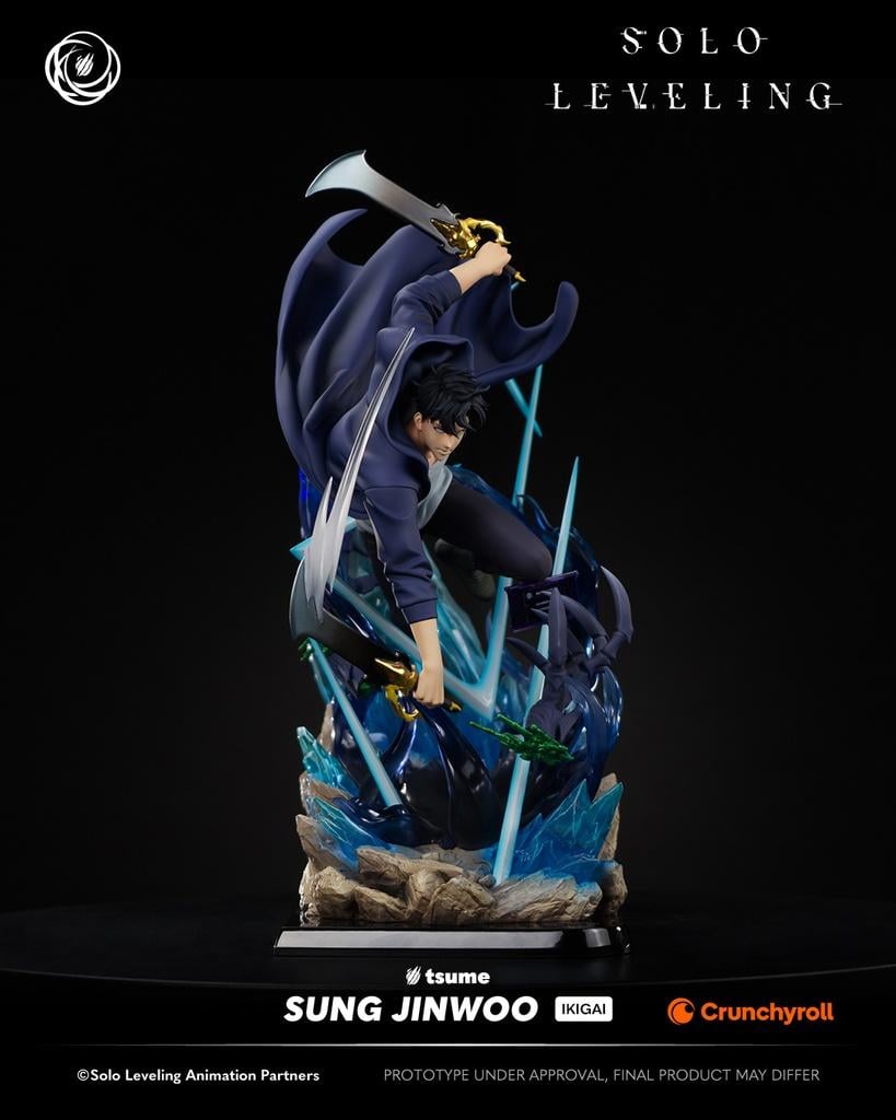 SOLO LEVELING - Sung Jinwoo - Statue Ikigai 1/6 By Tsume 44cm - 2