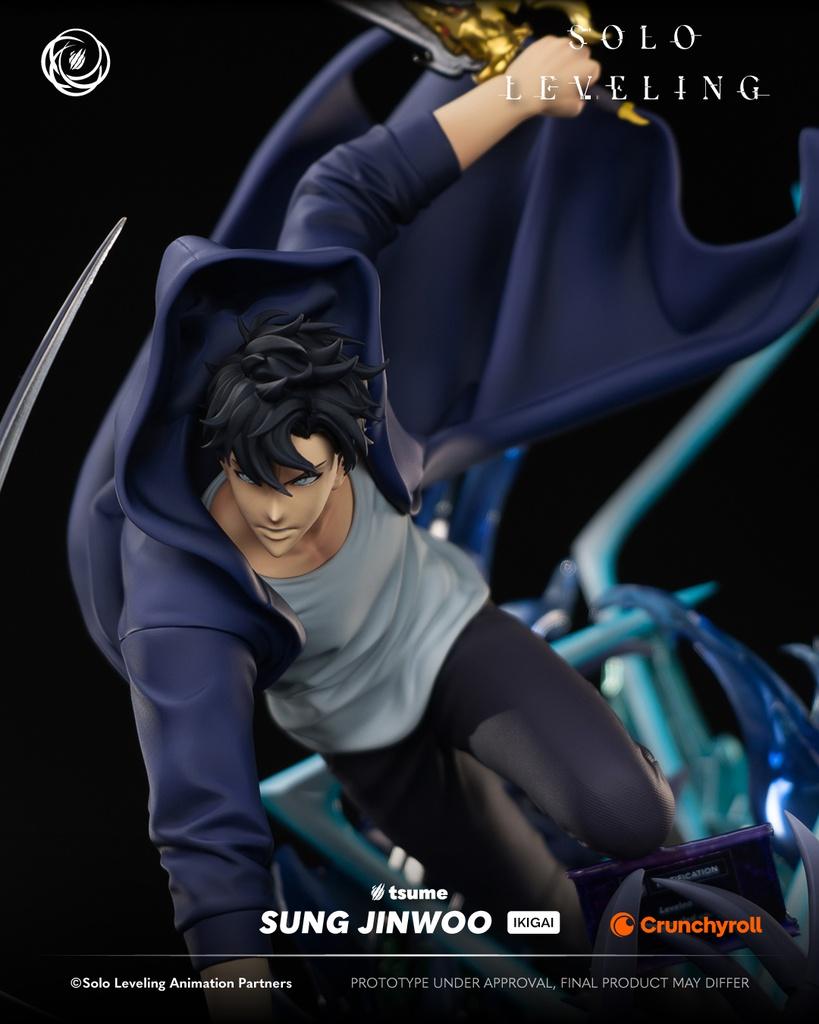 SOLO LEVELING - Sung Jinwoo - Statue Ikigai 1/6 By Tsume 44cm - 3