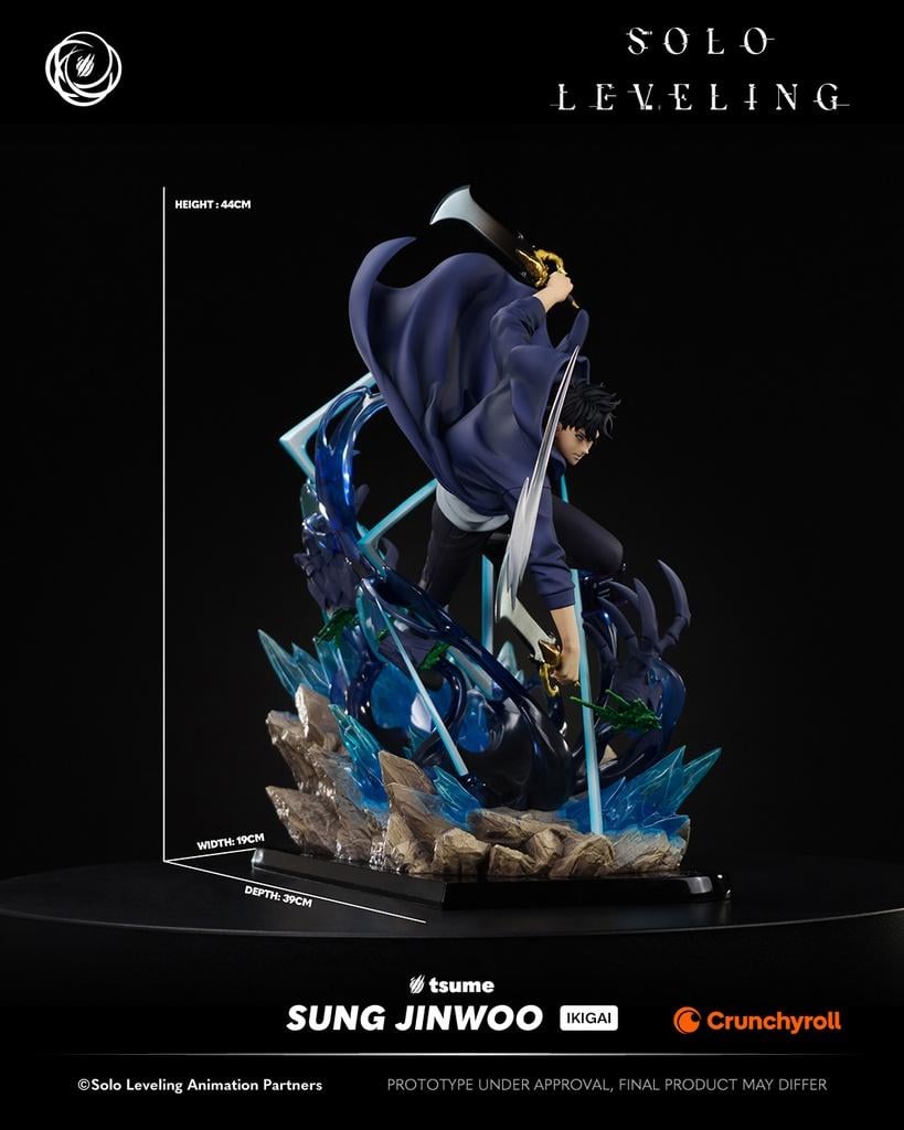 SOLO LEVELING - Sung Jinwoo - Statue Ikigai 1/6 By Tsume 44cm - 6
