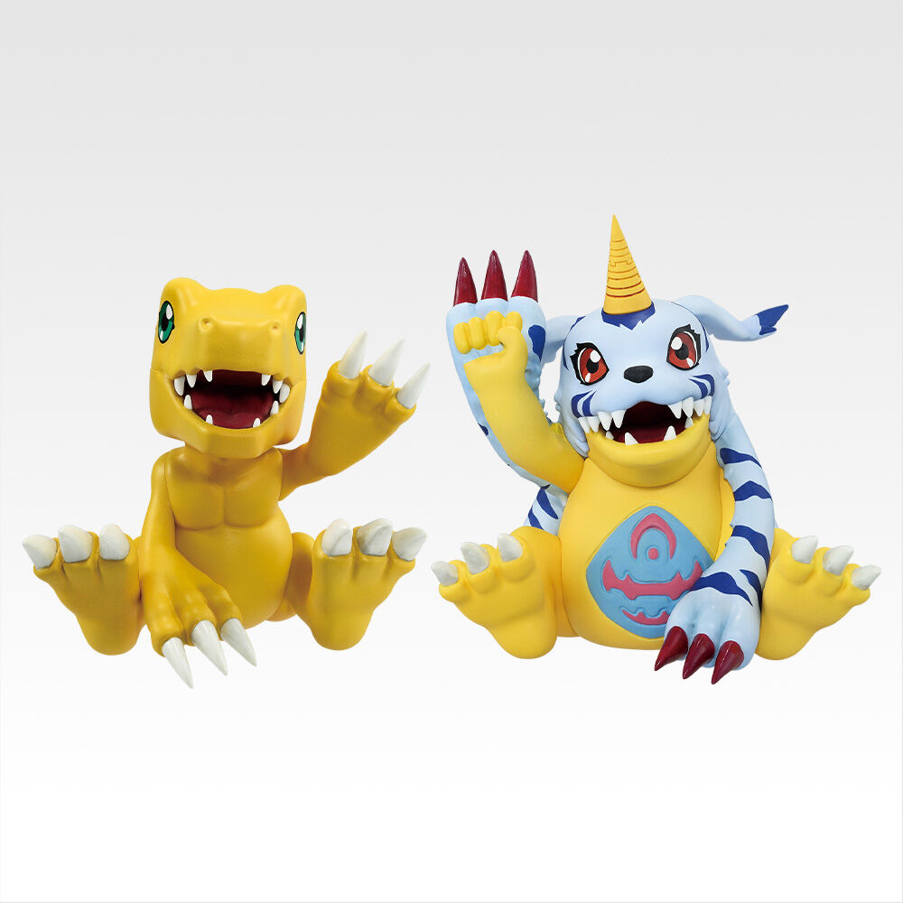 DIGIMON - Agumon & Gabumon - Figurine Clash Of Light And Darkness 7cm