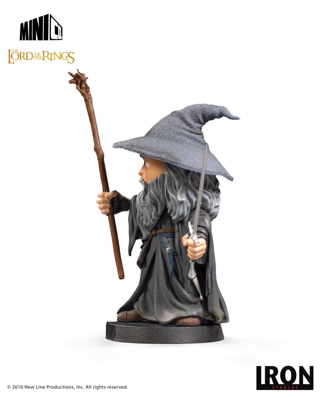 Figurine Gandalf Le Gris 21 Cm À L'échelle 1/9 Du Seigneur Des Anneaux Dynamic Action Heroes