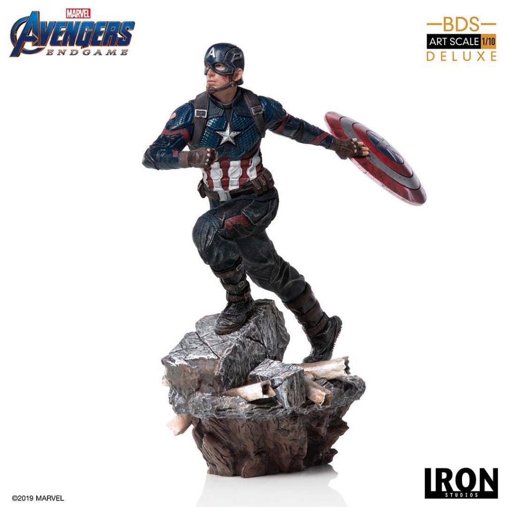 AVENGERS ENDGAME - Captain America Deluxe Version Statue - 21cm