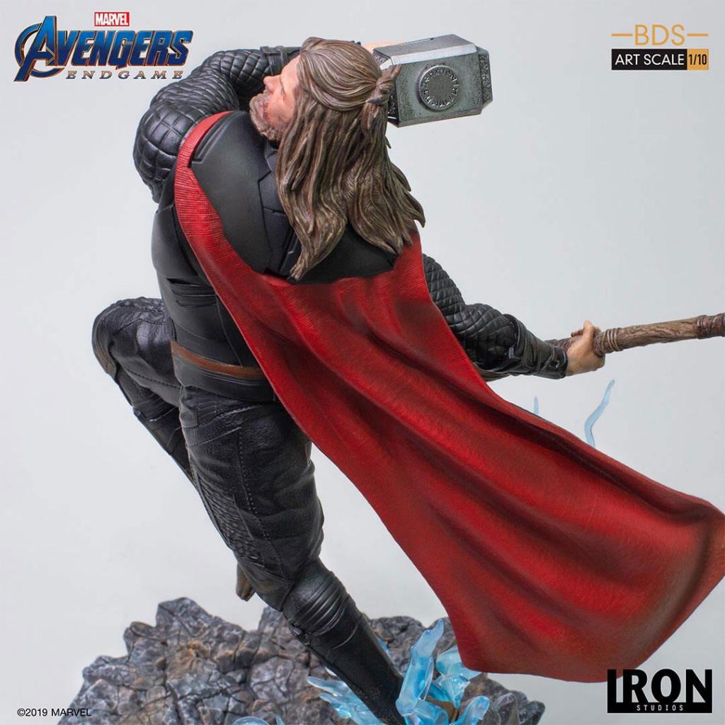 AVENGERS ENDGAME - Thor Statue - 27cm : ShopForGeek.com: Figurine Iron Studios Marvel