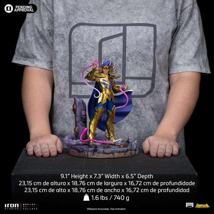 SAINT SEIYA - Cancer Deathmask - Statue Art Scale 1/10 23cm - 6