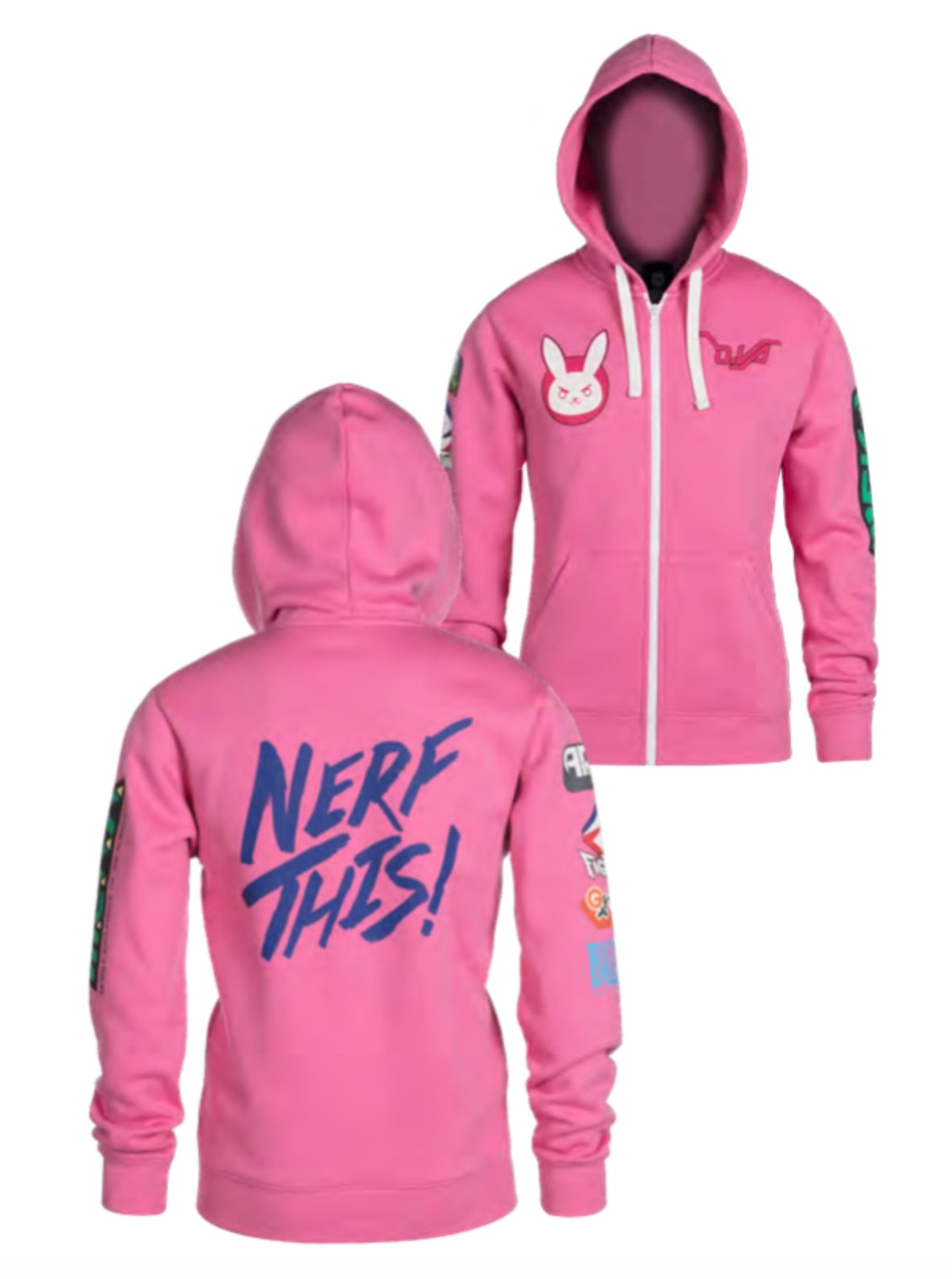 Overwatch DVA D.VA Winter Bunny Ears Hoodie Sweater SD02158