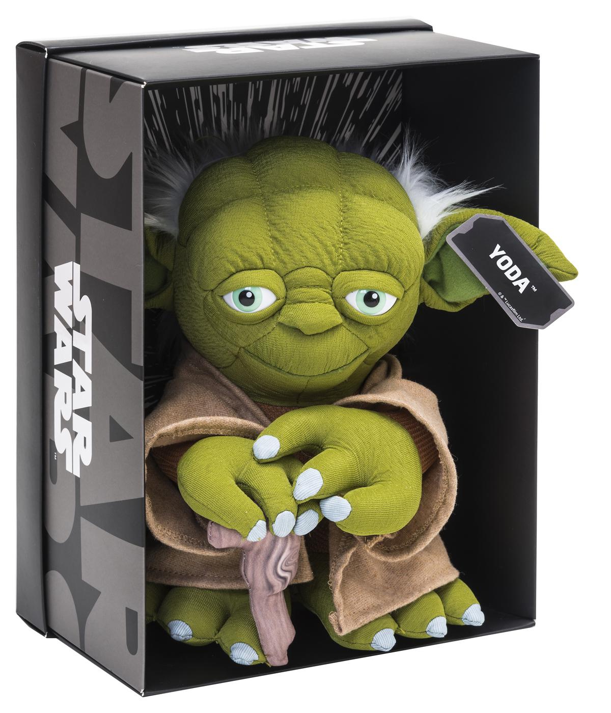 STAR WARS Black Line Plush Yoda 25cm