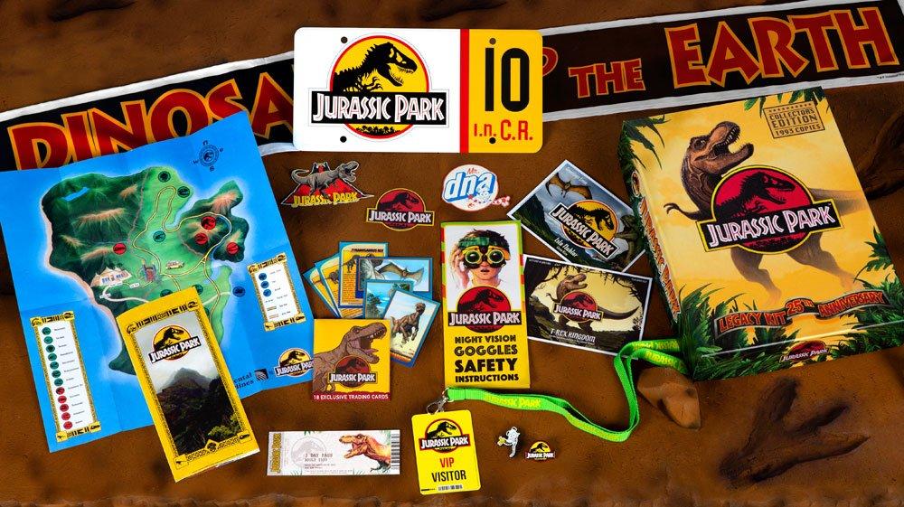 JURASSIC PARK -  Coffret Cadeau Legacy Kit 25th Anniversary - 2