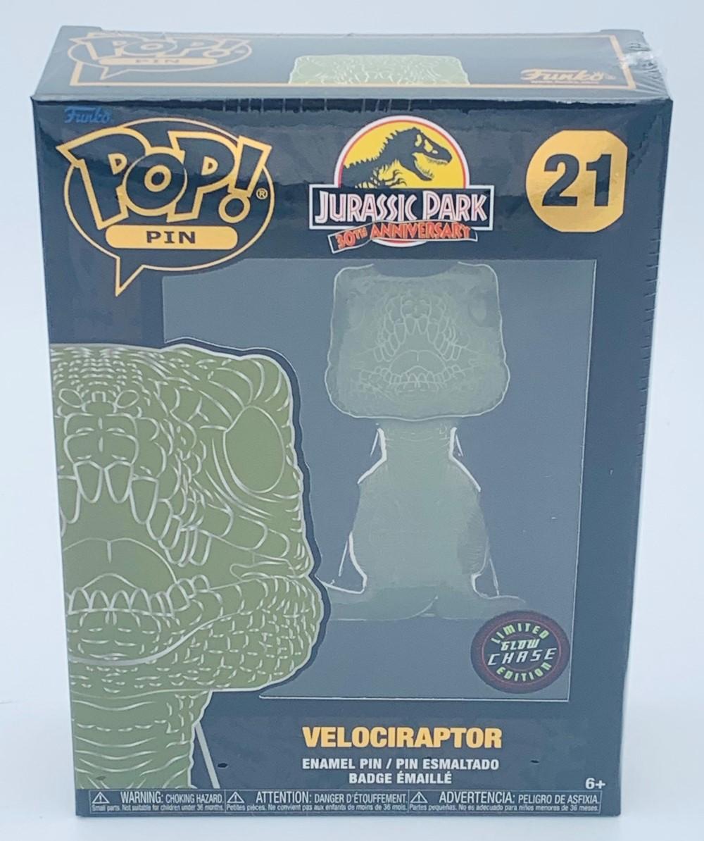 JURASSIC PARK - Pop Large Enamel Pin N° 21 - Velociraptor GROUP - 2