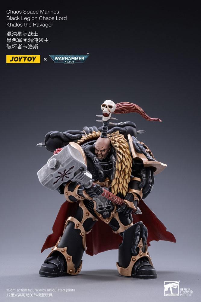 WARHAMMER 40K - Black Legion Chaos Lord Khalos the Ravager - Fig. 16cm - 5