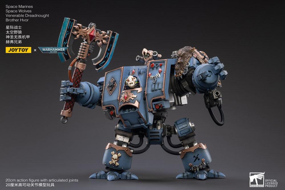 WARHAMMER 40K - Space Wolves Dreadnought Frère Hvor - Figurine 20cm - 2