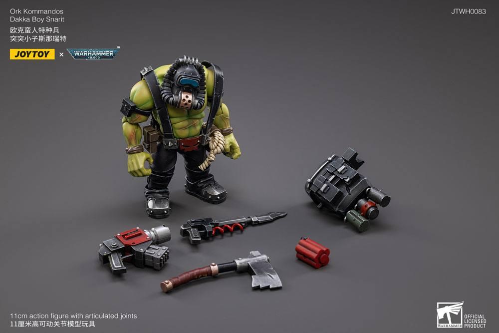 WARHAMMER 40K - Ork Kommandos Dakka Boy Snarit - Figurine 12cm - 5