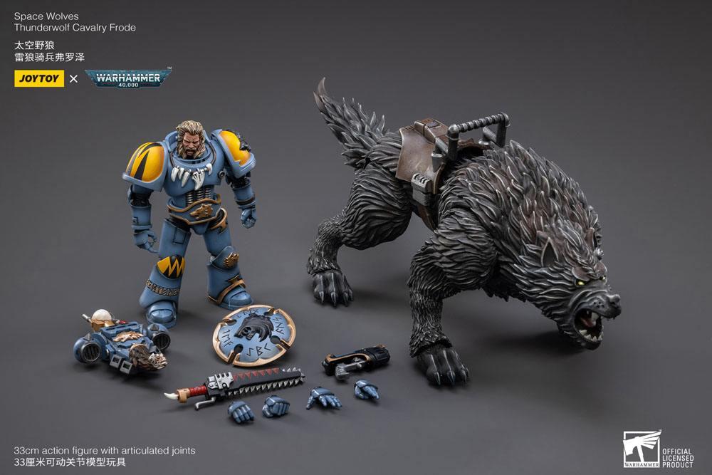WARHAMMER 40K - Space Wolves Cavalerie Thunderwolf Frode - Fig. 1/18 - 6