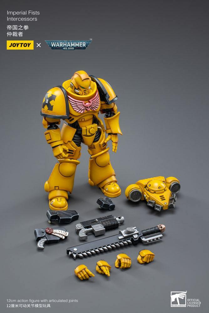 WARHAMMER 40K - Imperial Fists Intercessors - Figurine 1/18 12cm - 6