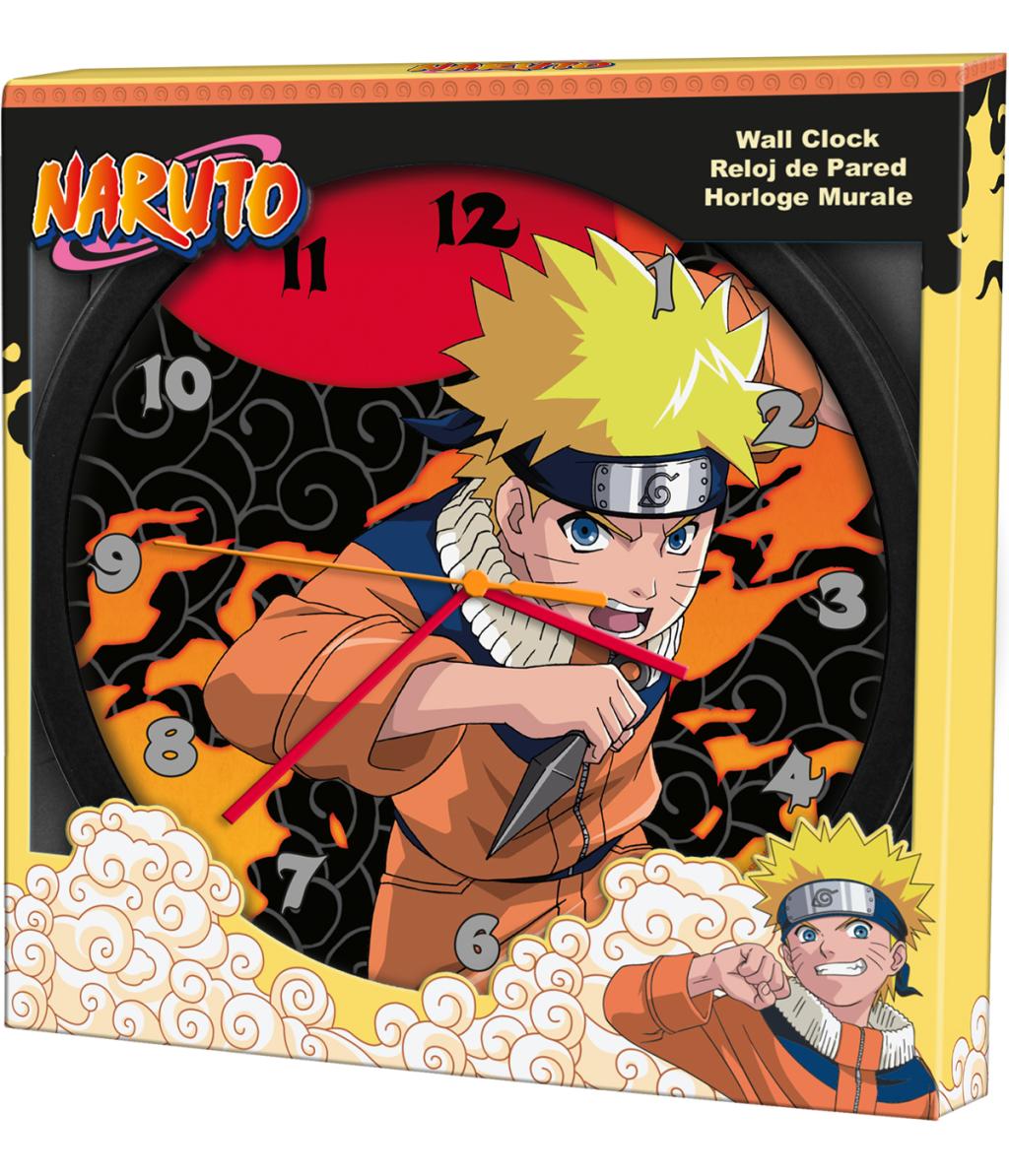 NARUTO - Wall Clock 25x25cm : ShopForGeek.com: Clock Joy Toy Naruto