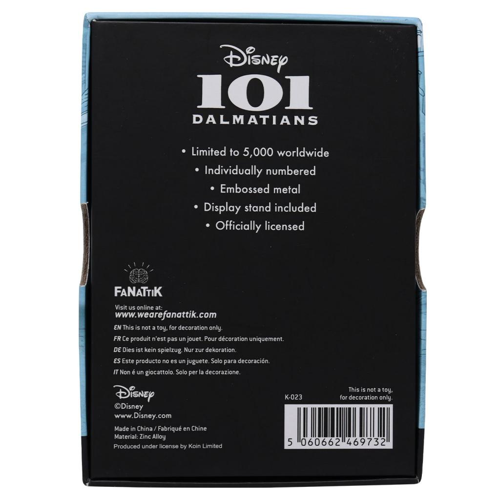 DISNEY - 101 Dalmatiens - Lingot en Métal - Limited Edition - 5