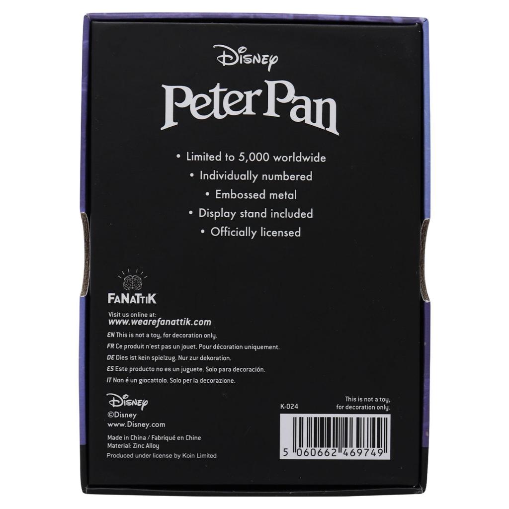 DISNEY - Peter Pan - Lingot en Métal - Limited Edition - 5