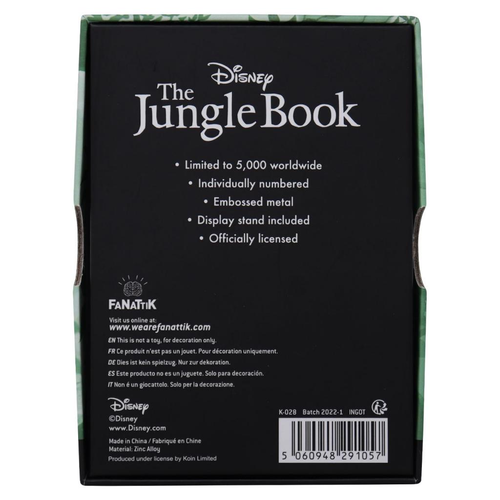 DISNEY - Livre de la Jungle - Lingot en Métal - Limited Edition - 5