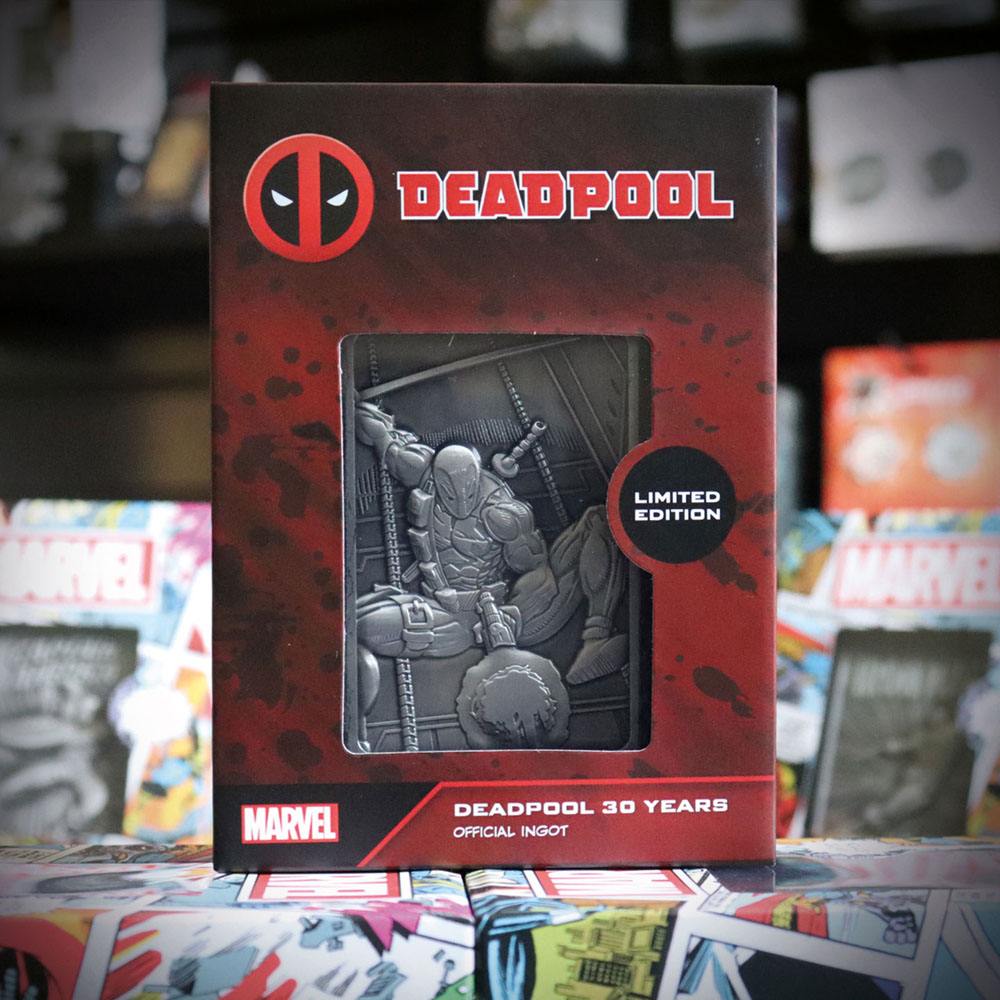 DEADPOOL - 30th Anniversary - Collector Metal Ingot '9x12.5x2.5cm ...