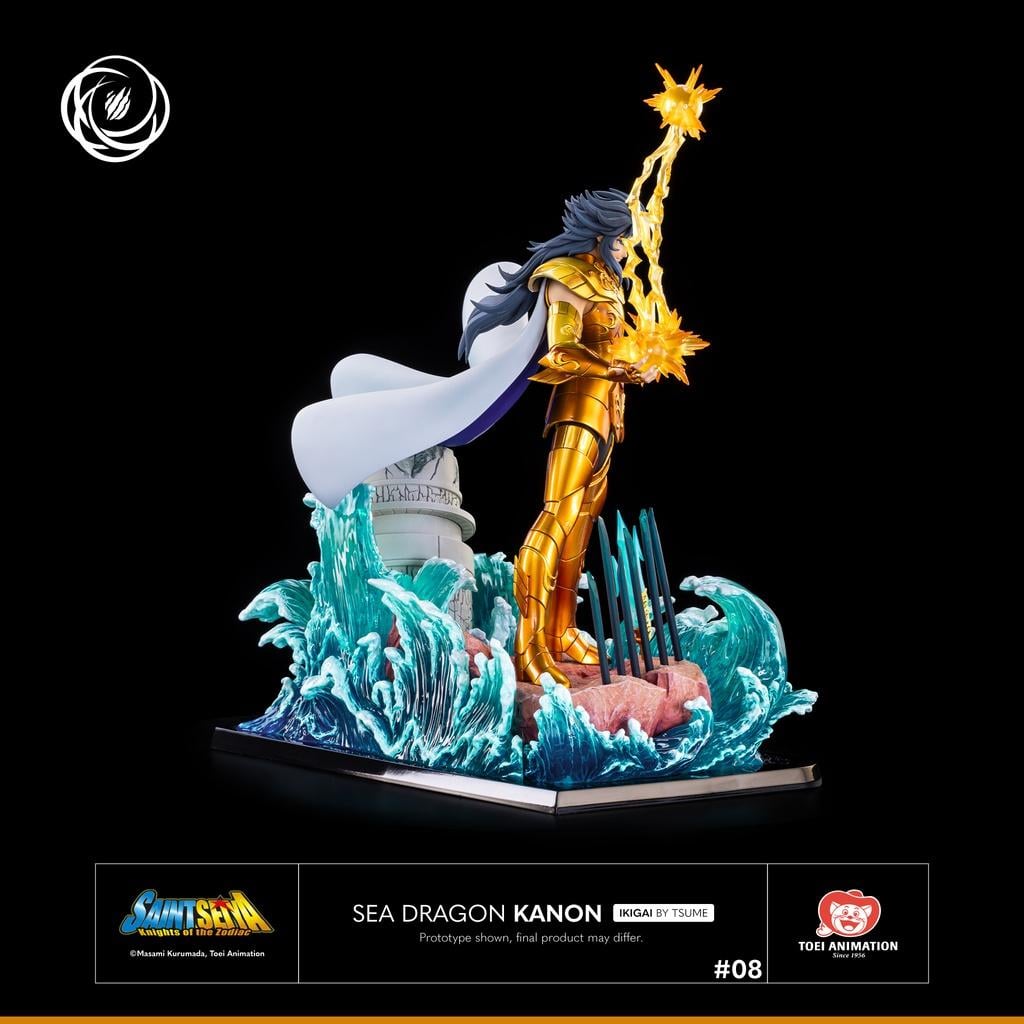 SAINT SEIYA - Sea Dragon Kanon -Statue Ikigai Résine 1/6 By Tsume 45cm - 3