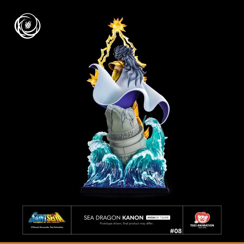SAINT SEIYA - Sea Dragon Kanon -Statue Ikigai Résine 1/6 By Tsume 45cm - 4