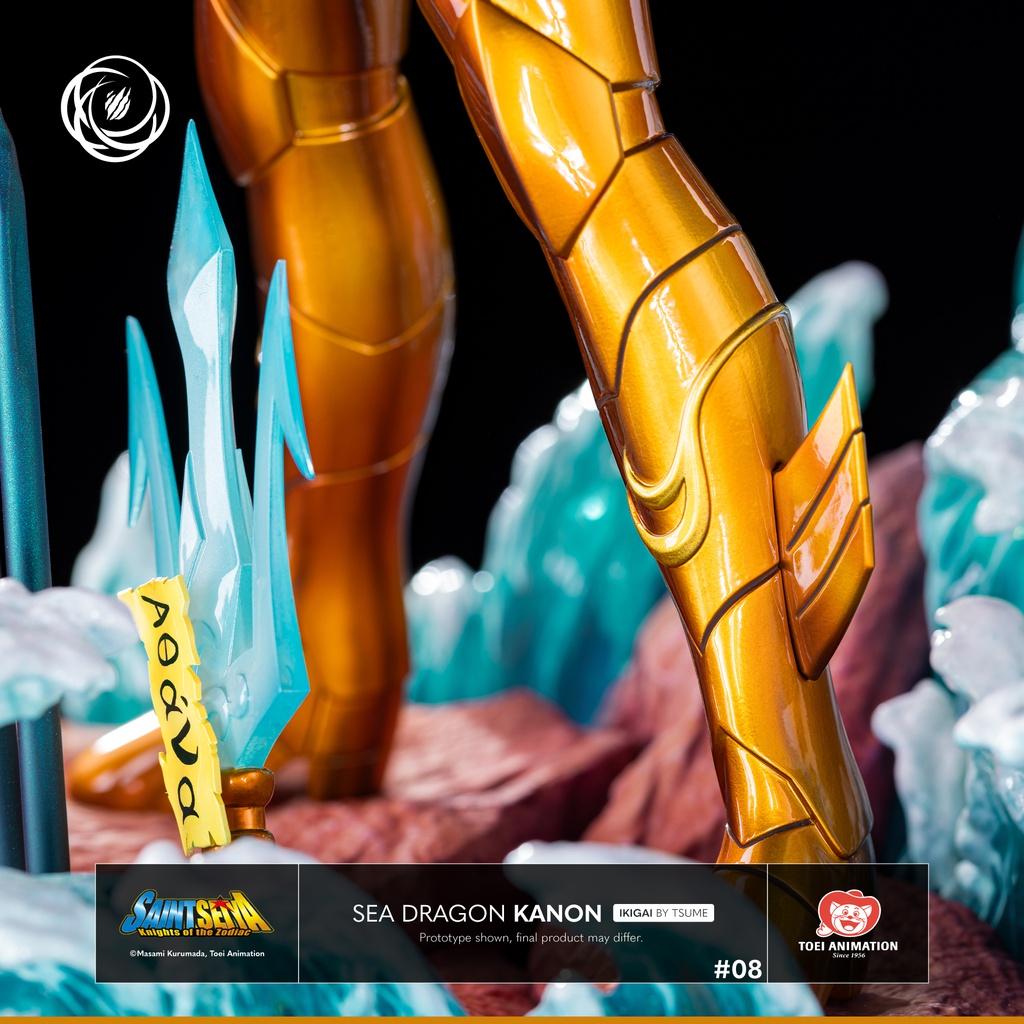 SAINT SEIYA - Sea Dragon Kanon -Statue Ikigai Résine 1/6 By Tsume 45cm - 6