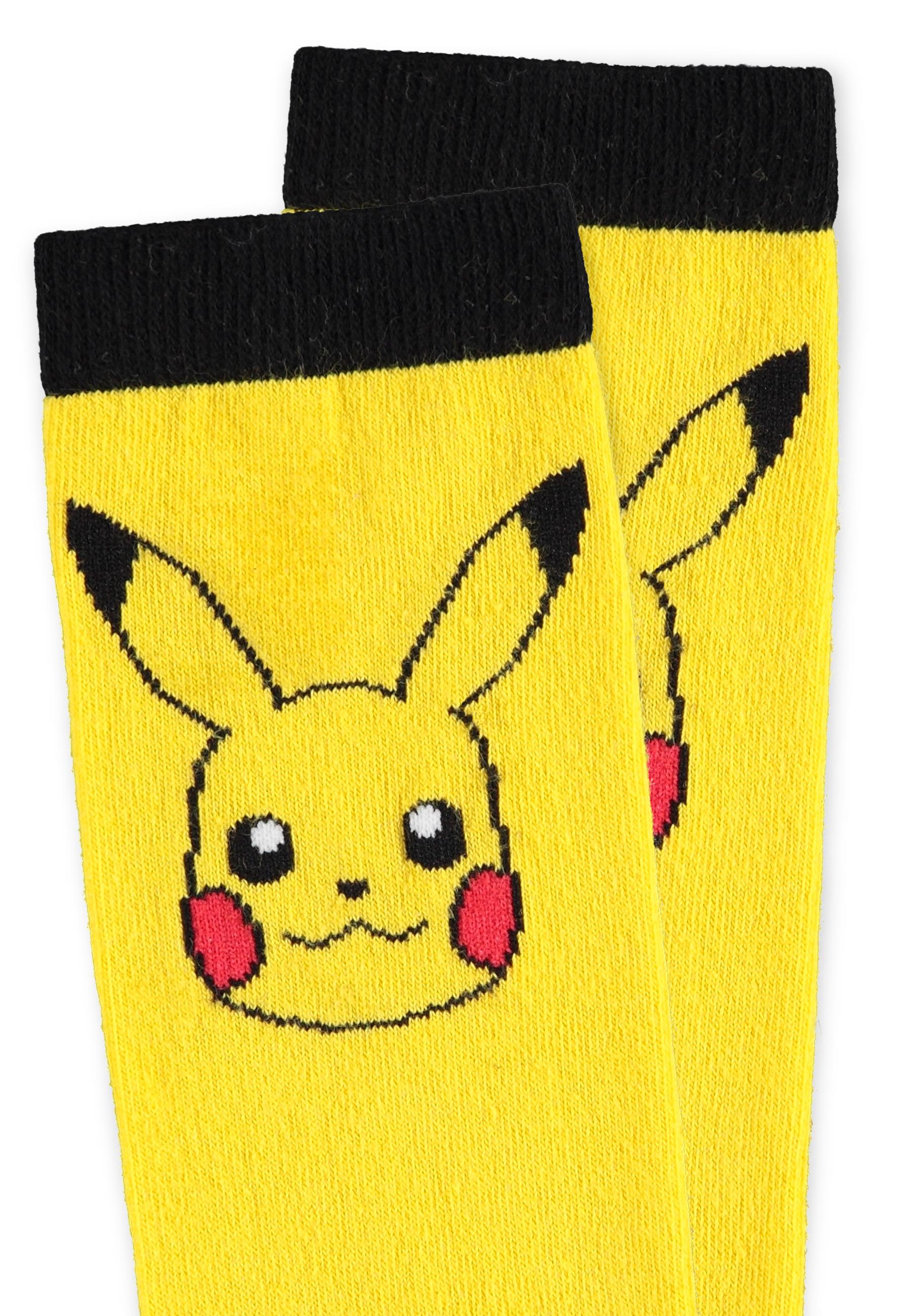 POKEMON - Pikachu - High Socks (T35-T38)_IMAGE_1