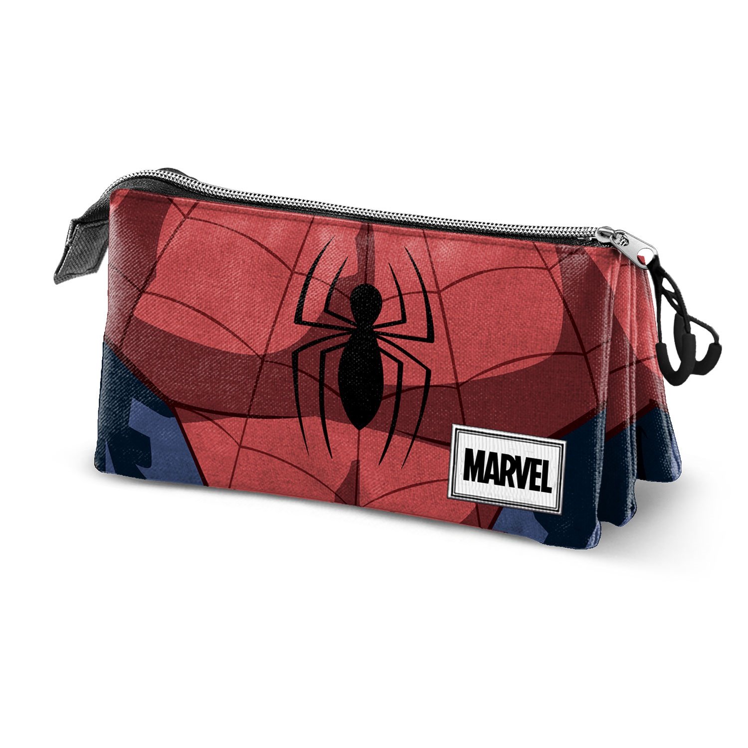 SPIDERMAN - Pencil Case 3 compartments '23x11x10' - Recycled Material_IMAGE_1