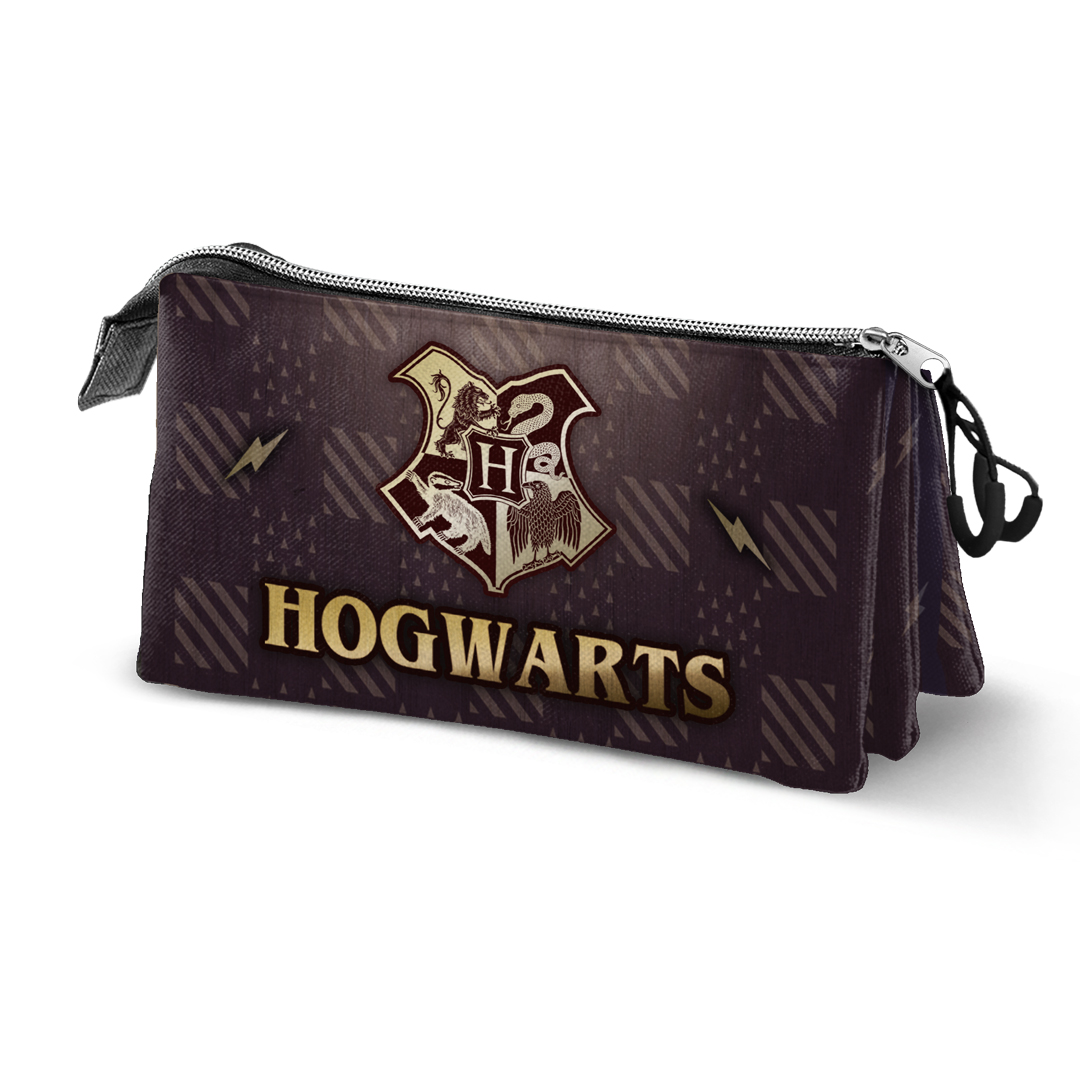 HARRY POTTER -Hogwarts &Golden Snitch - Triple Pencil Case '23x11x7cm'_IMAGE_1
