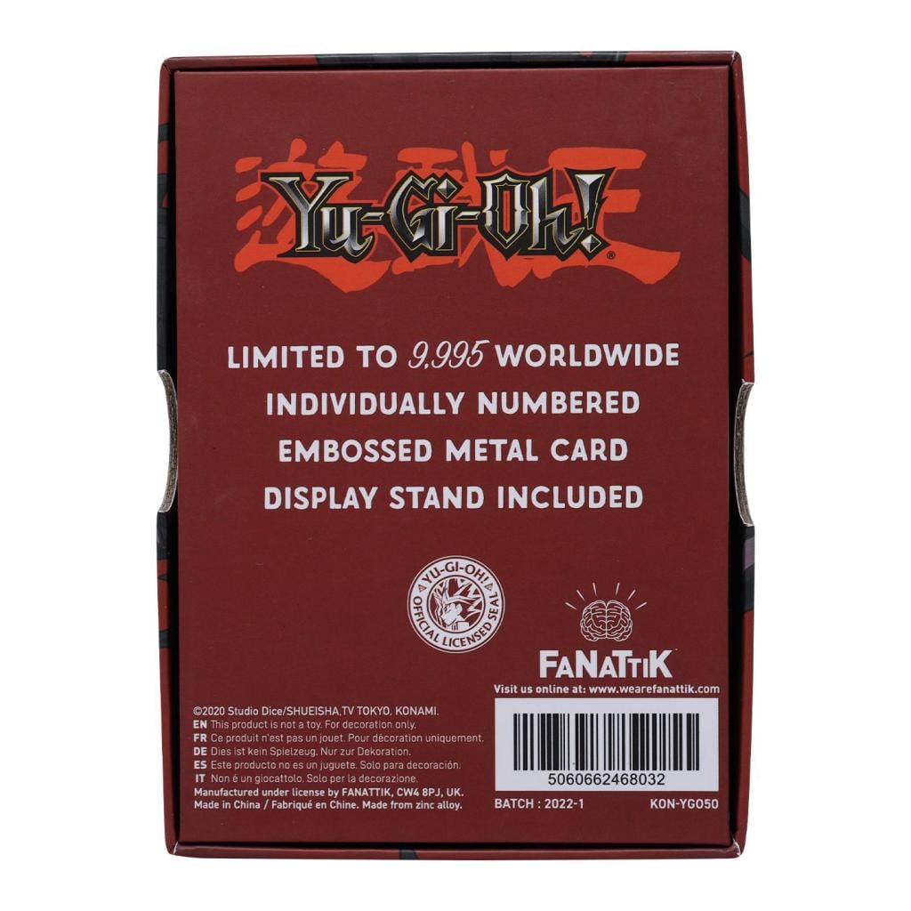 YU-GI-OH! - Red Eyes B. Dragon - Carte Métal Collector - 4