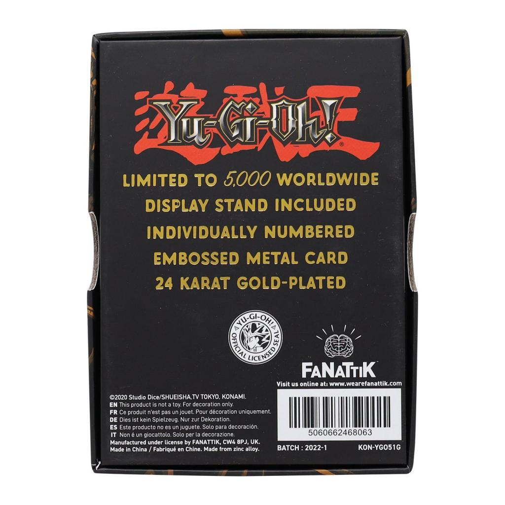 YU-GI-OH! - Stardust Dragon - Carte Plaquée Or 24k Collector - 2
