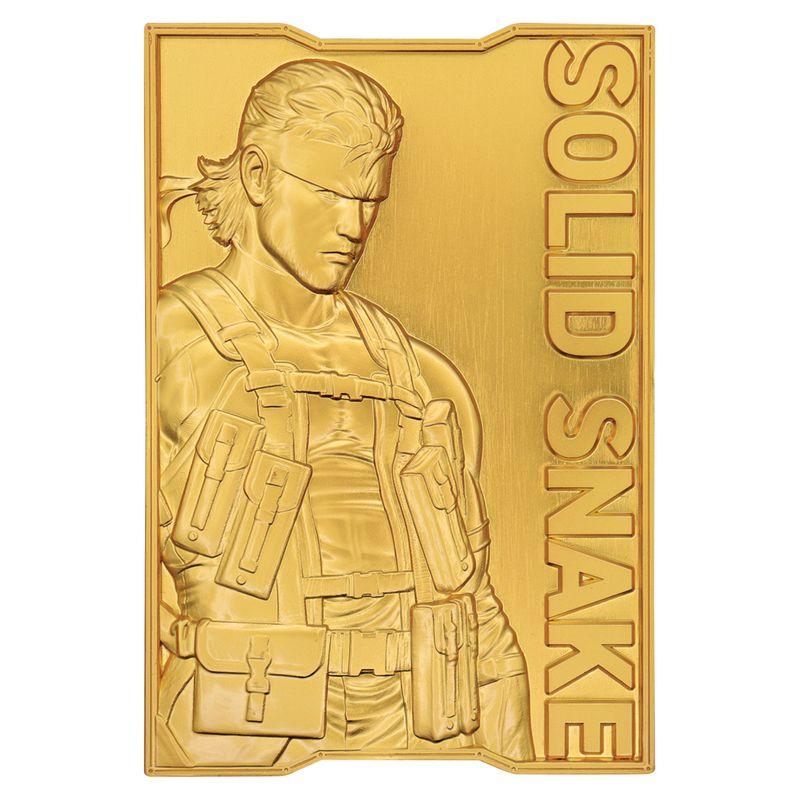 METAL GEAR SOLID 2 - Snake - Limited Edition Ingot - 2