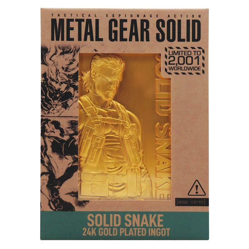 METAL GEAR SOLID 2 - Snake - Limited Edition Ingot - 3