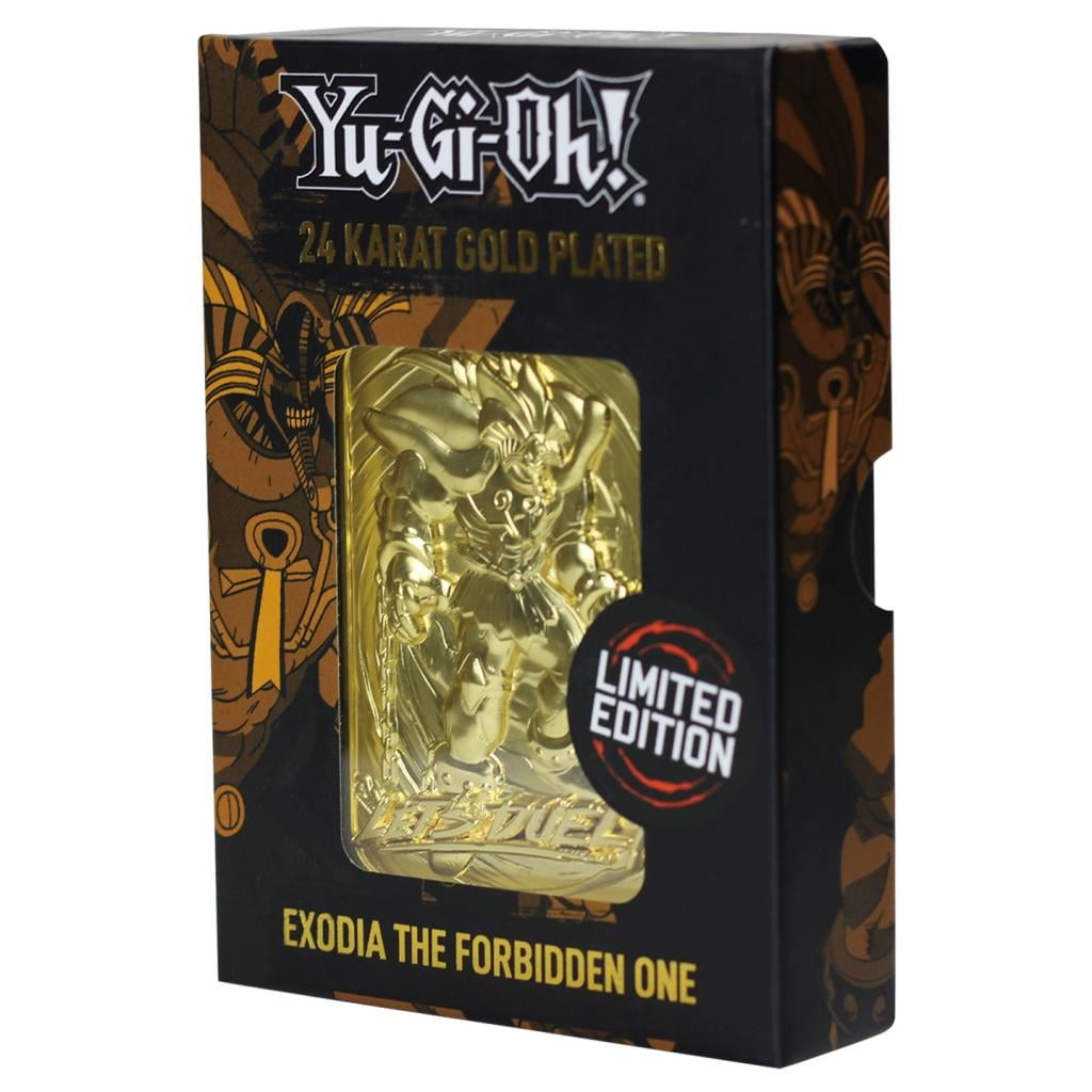 YU-GI-OH! - Exodia le Maudit - Carte en métal plaqué or collector - 2