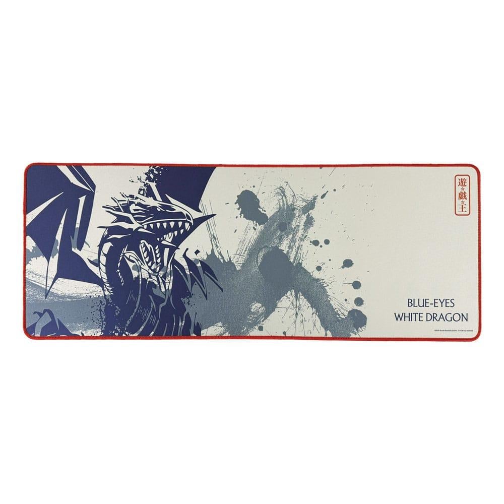 YU-GI-OH  - Blue Eyes White Dragon - XL Desktop Mat + 1 Coaster - 5