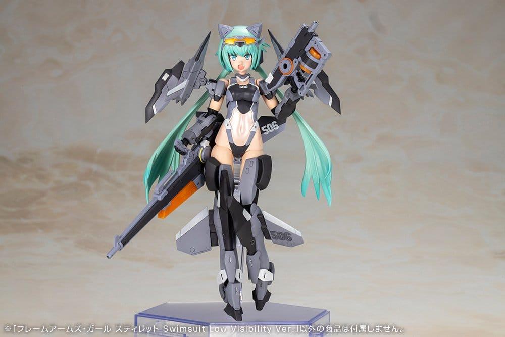 FRAME ARMS GIRL - Stylet Swimsuit Low Visibility - Model Kit 16cm - 4