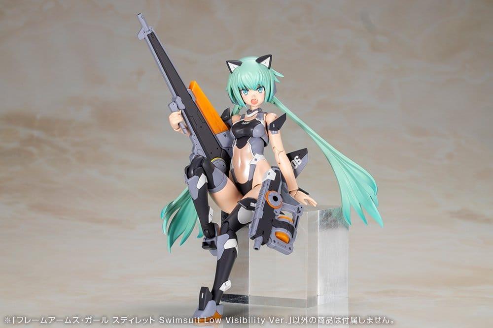 FRAME ARMS GIRL - Stylet Swimsuit Low Visibility - Model Kit 16cm - 5