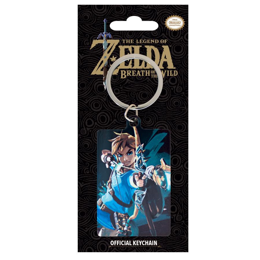 ZELDA Metal Keychain Zelda Cover Keyring Nintendo