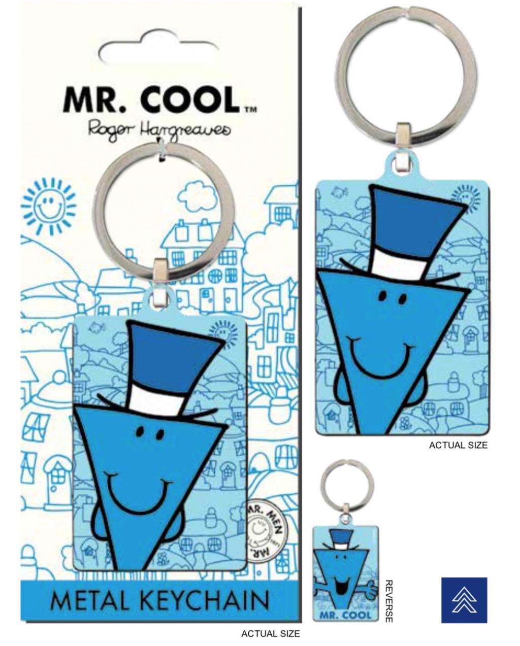 MR. MEN LITTLE MISS Metal Keychain Mr. Cool
