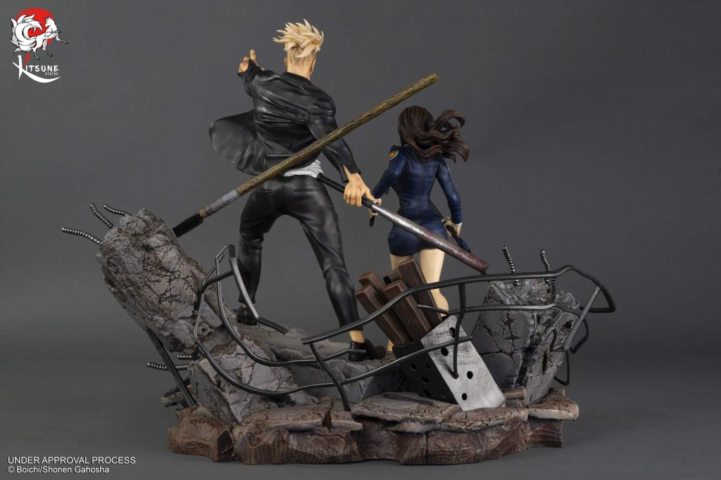 SUN KEN ROCK - Ken et Yumin - 38cm LE 300Ex : ShopForGeek.com