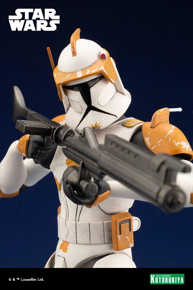 STAR WARS THE CLONE WARS - Commandant Cody - Statuette 1/10 ARTFX 17cm - 4