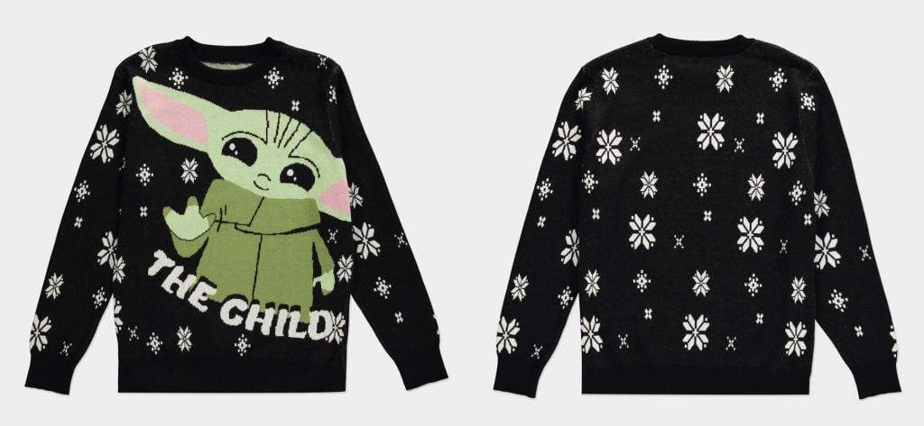 THE MANDALORIAN The Child Christmas Jumper (M) ShopForGeek