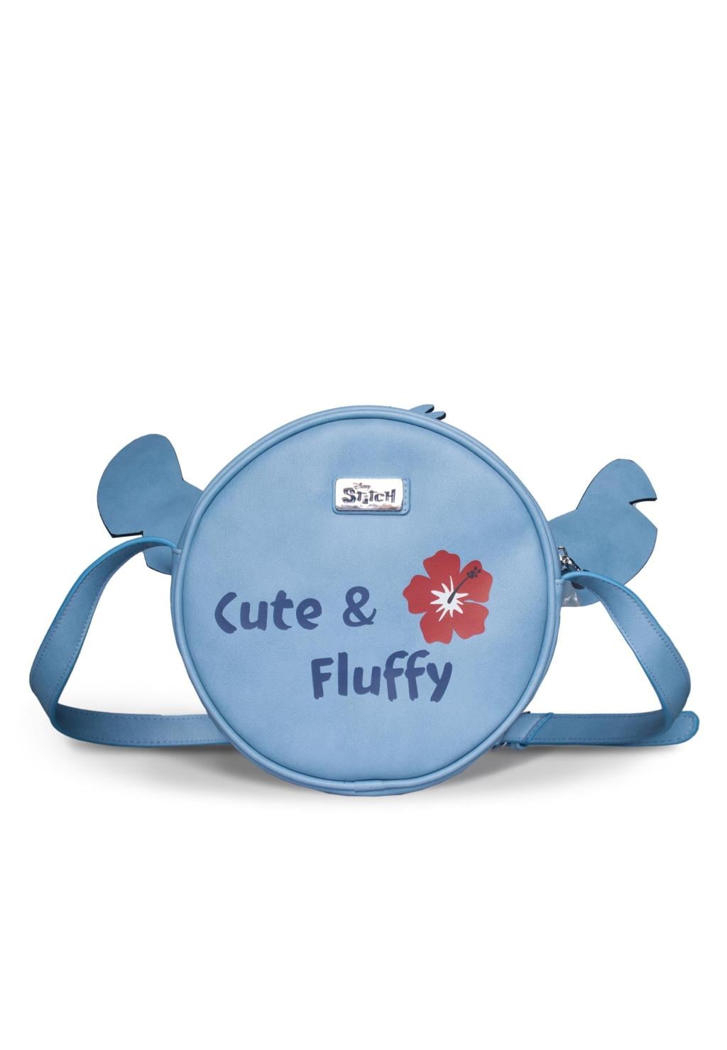 STITCH - Cute & Fluffy - Sac Bandoulière Rond - 2