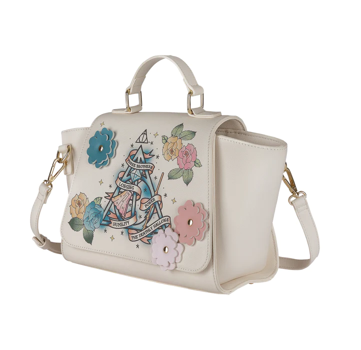 HARRY POTTER - Reliques de la Mort Florale -Sac à main Luxe '33x21x12' - 2