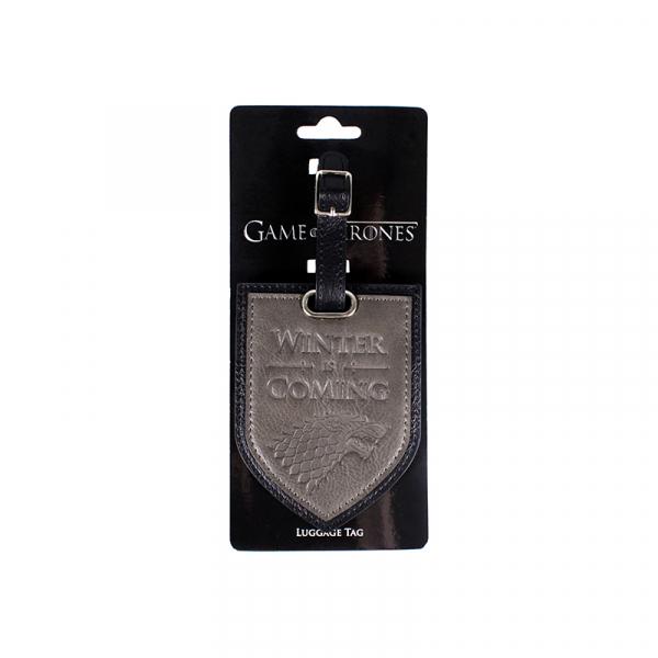 GAME OF THRONES - Luggage Tag - Stark 'Winter is Coming' - 3