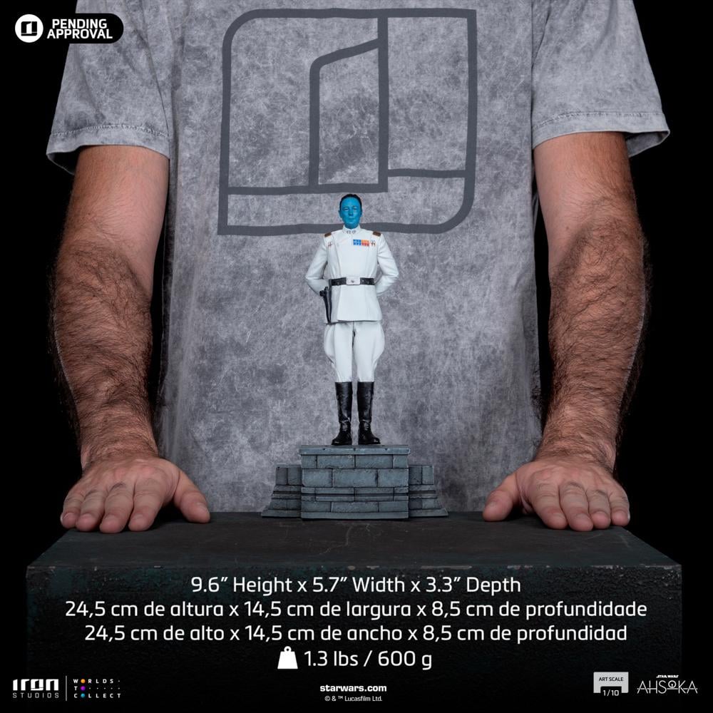 AHSOKA - Grand Amiral Thrawn - Statuette Art Scale 1/10 24.5cm - 6