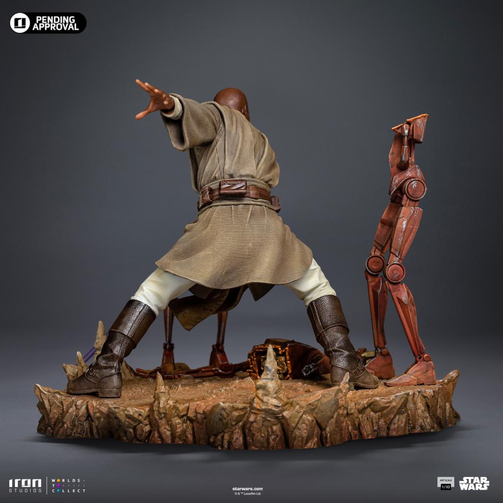 STAR WARS - Mace Windu - Statuette Art Scale 1/10 17.85cm - 4
