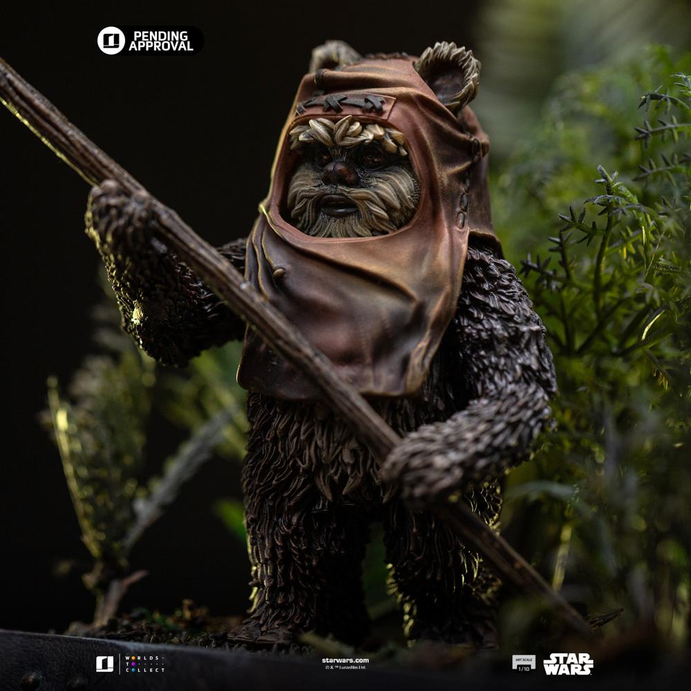 STAR WARS 6 - Leia & Wicket - Statue Art Scale 1/10 20.1cm - 5