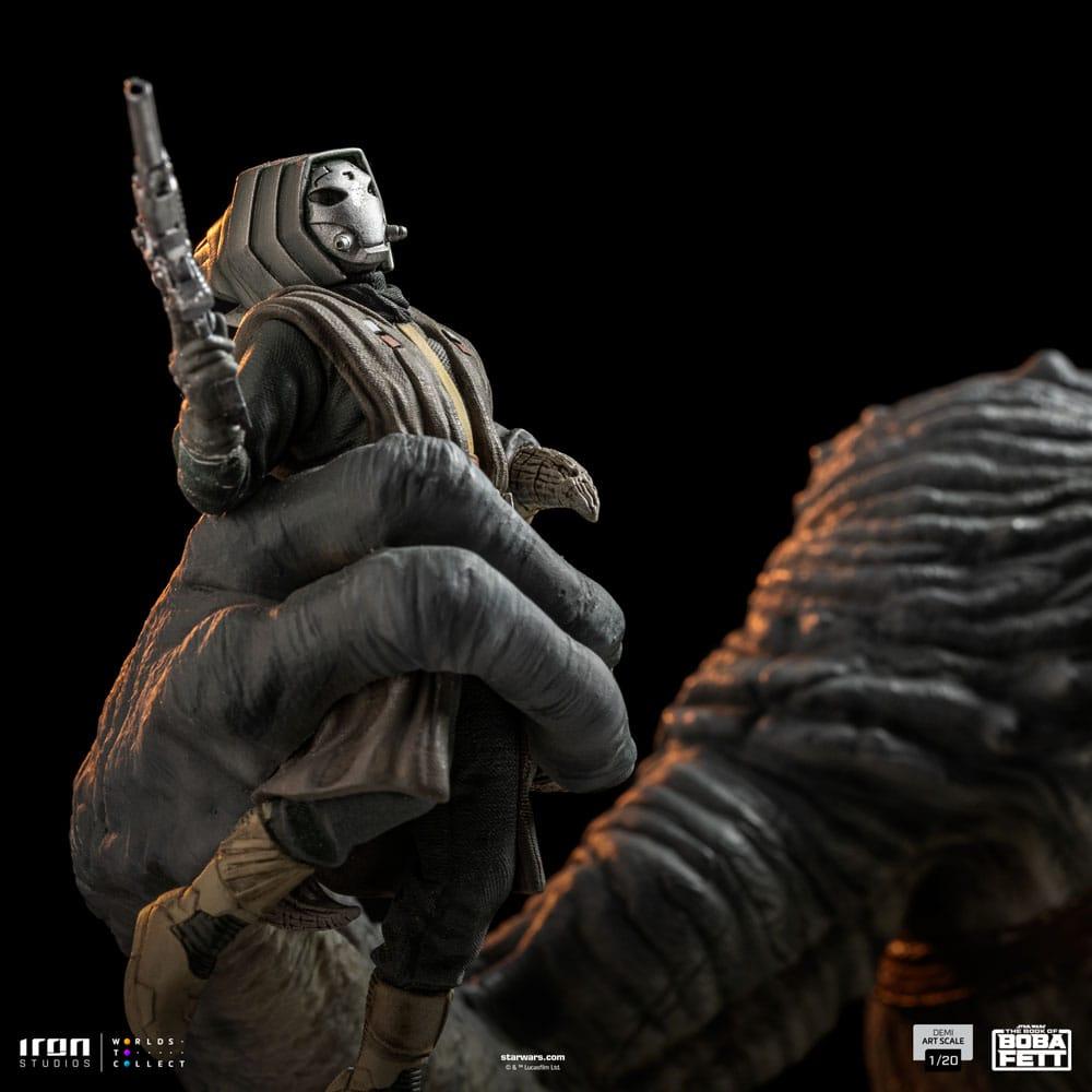 STAR WARS - Boba Fett & Rancor - Statuette Demi Art Scale 1/20 38cm - 5